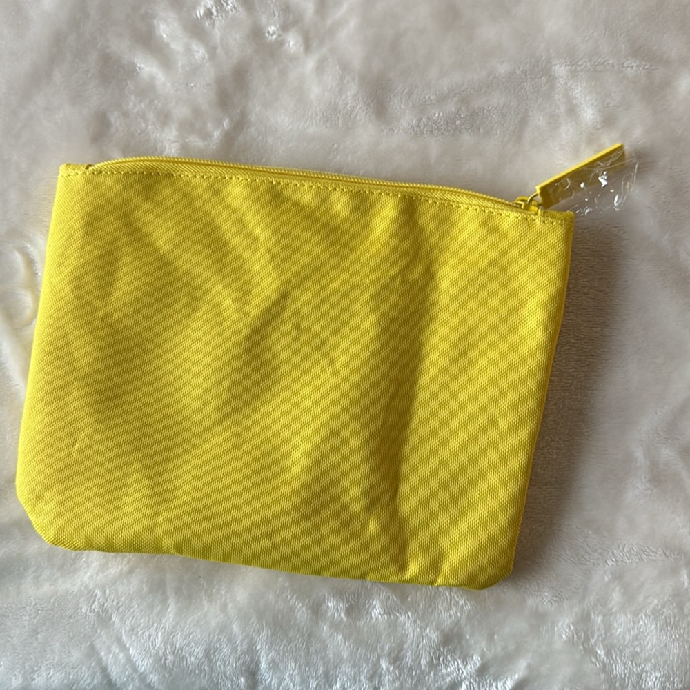 Tonymoly Bright Yellow Brand New Makeup Cosmetic Bag View 4